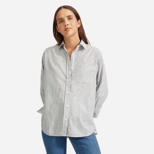 Everlane Silky Cotton Oversized Dress Shirt